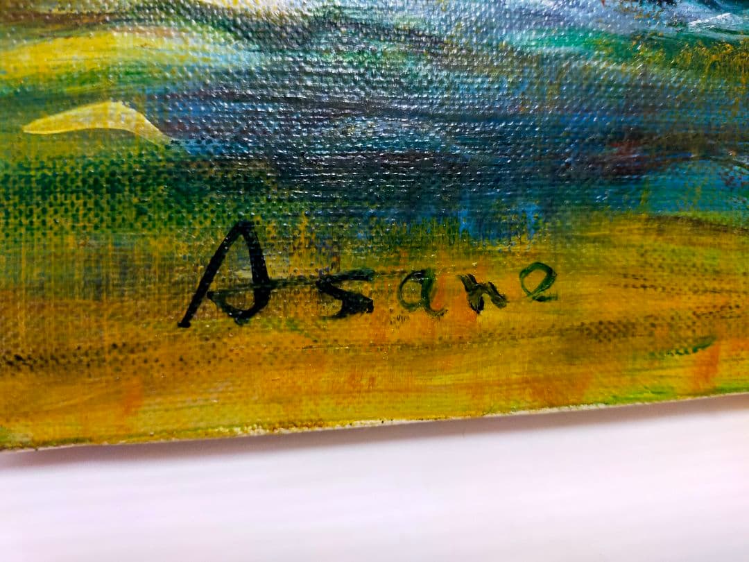 『海辺の馬』F6 油彩 原画