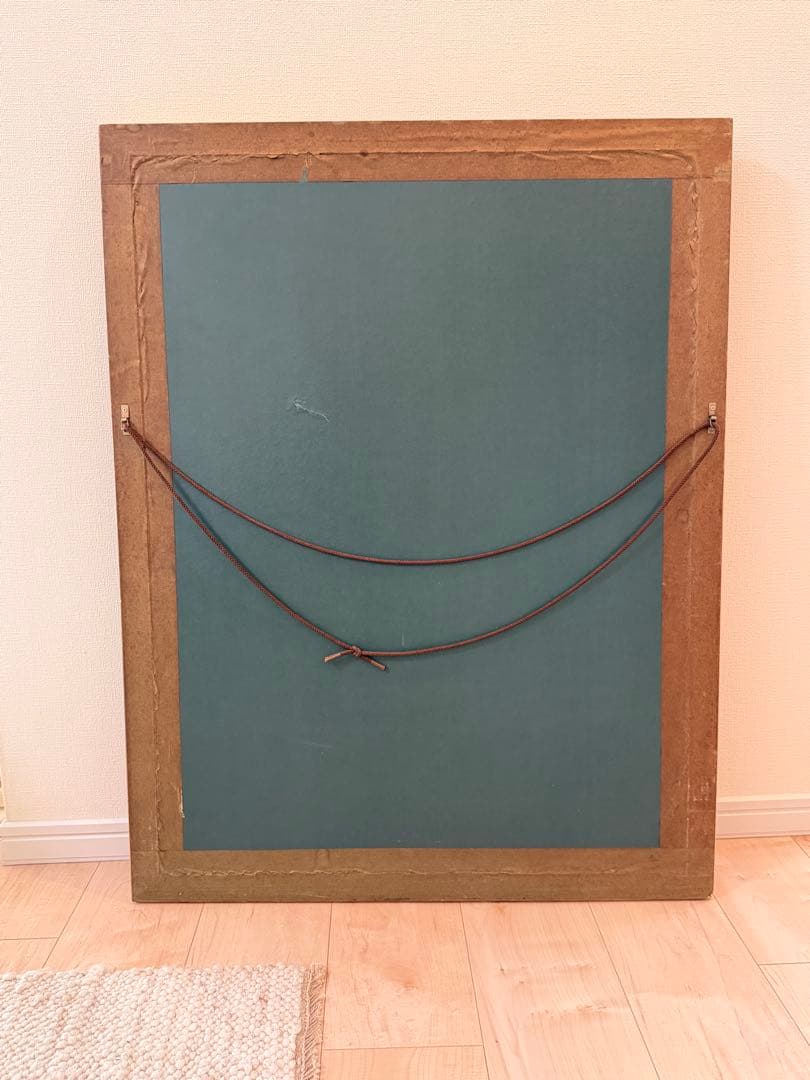 静物画 額装 版画 サインあり 食卓モチーフ インテリア #191