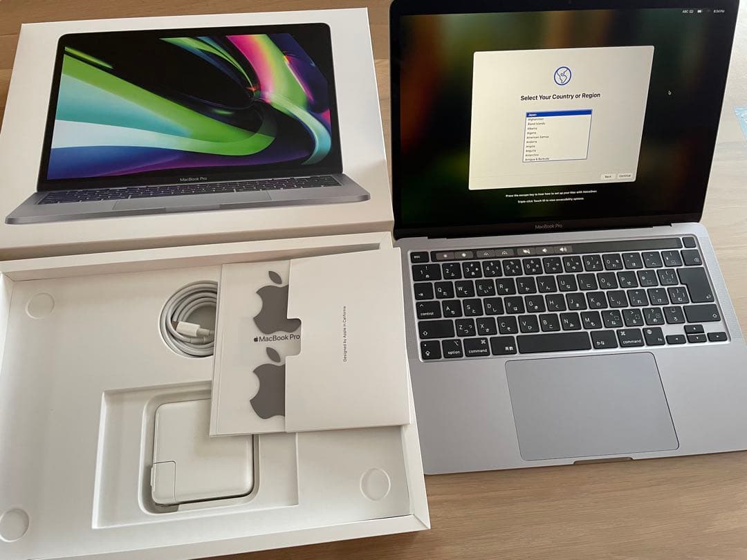 Apple MacBook Pro13inch,M1,2020 スペースグレイ