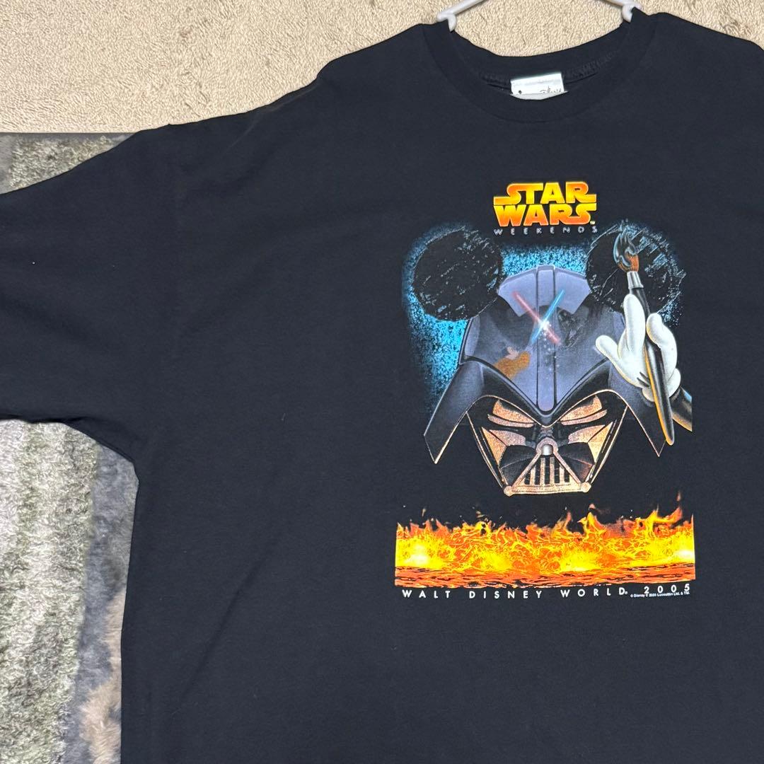 ヴィンテージ　ディズニー　スターウォーズウィークエンド　ダースベイダー　Tシャツ