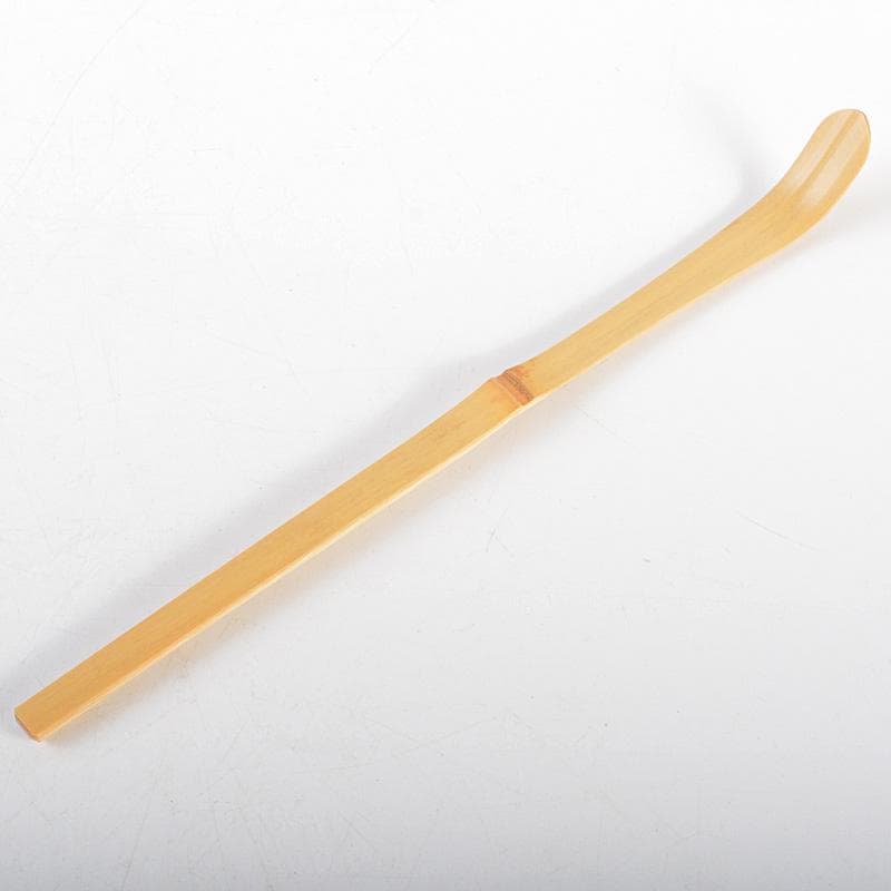 ますちゃん　十五代鵬雲斎　自作　茶杓　銘「岩清水」　共筒共箱　V　6313