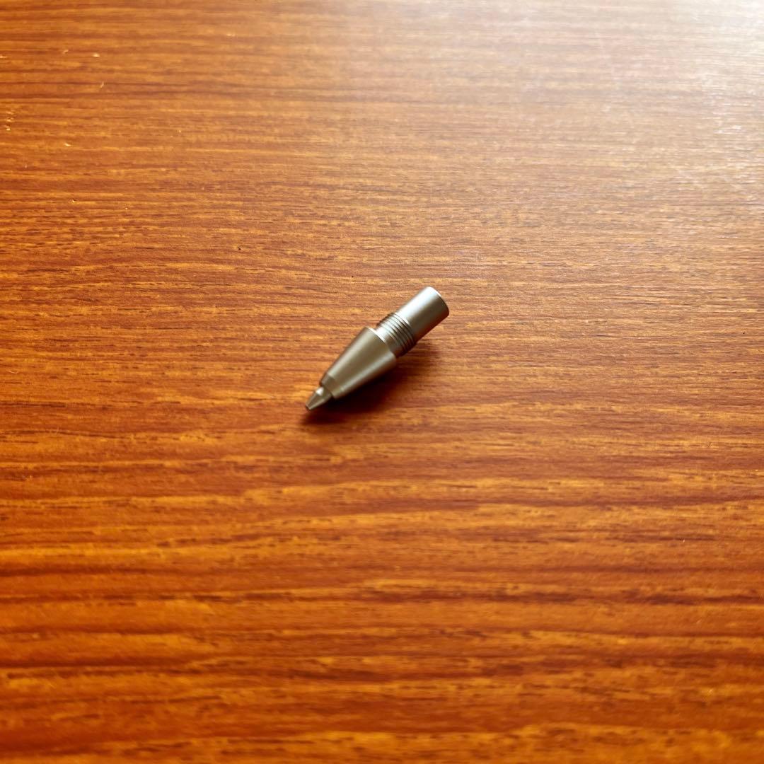 野原工芸　旧式　固定式口金　艶消しシルバー