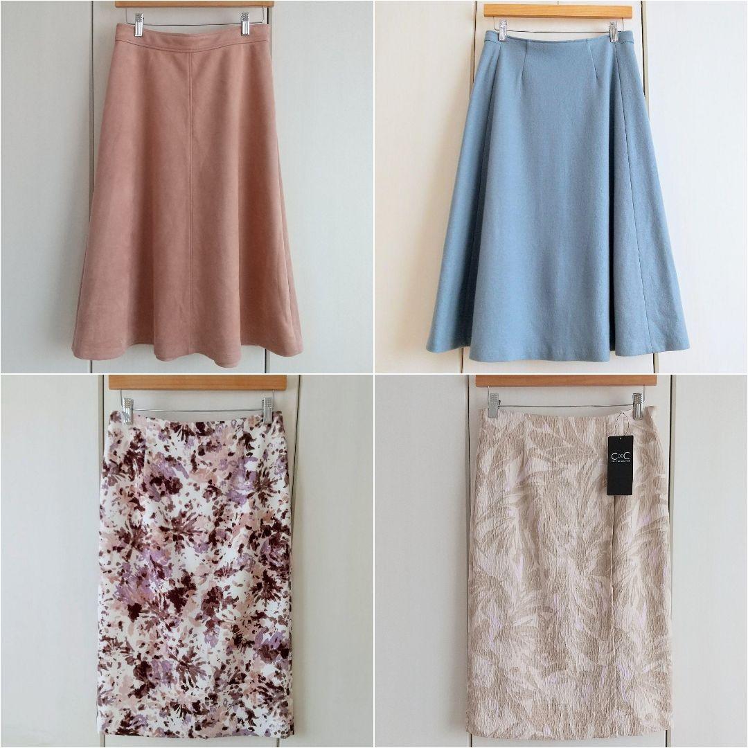 定価計6.9万超／新品タグ付含む極美品／まとめて クードシャンス スカート 40