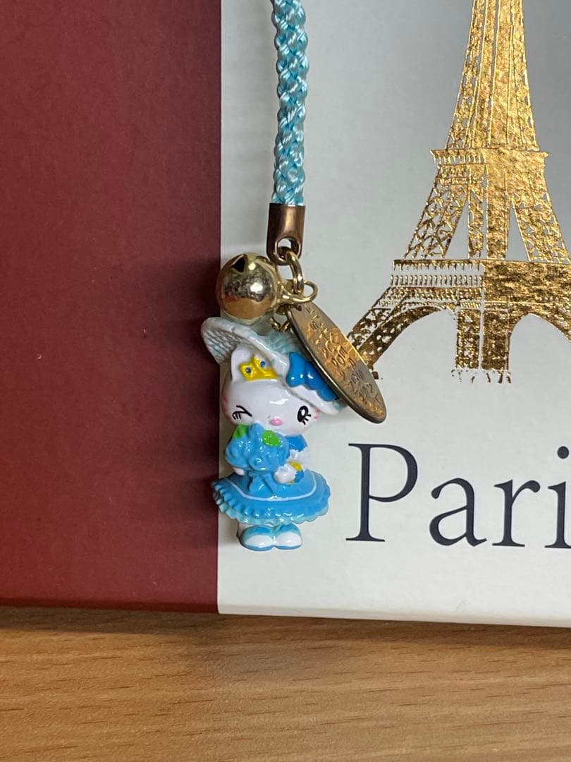 ユニバーサルスタジオ限定 ハローキティ 値付けストラップ 水色