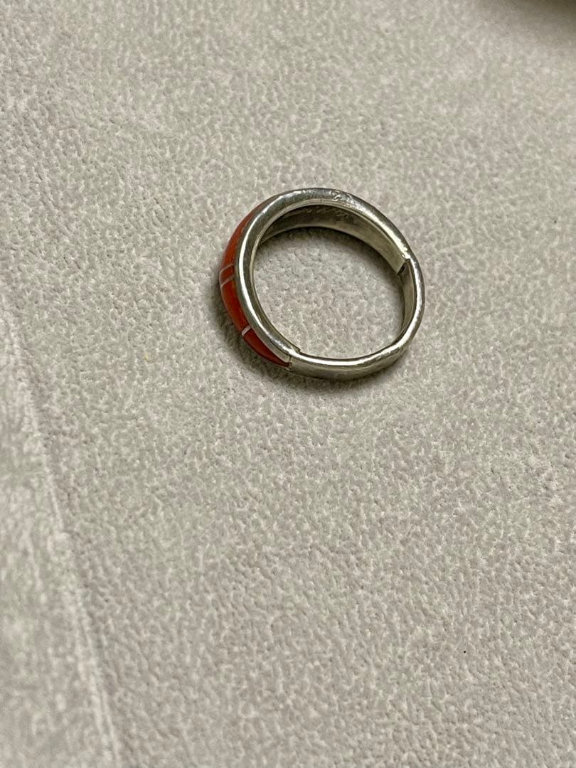 CHAVEZ 作者刻印 ナバホ ズニ族 インディアンジュエリー リング 指輪