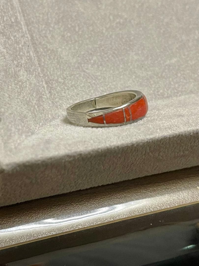 CHAVEZ 作者刻印 ナバホ ズニ族 インディアンジュエリー リング 指輪