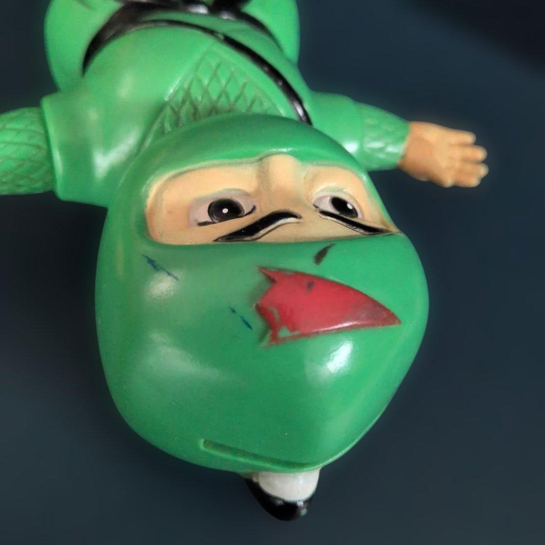 アロっ子忍者 貯金箱 矢崎総業 YAZAKI ソフビ