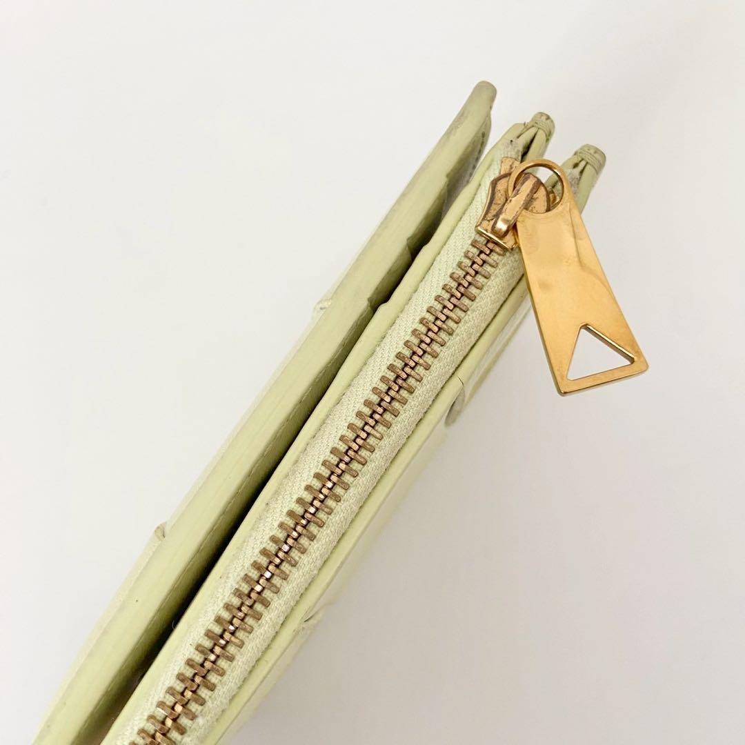 現行　ボッテガヴェネタ カセット スモール 二つ折りウォレット　トラバーチン