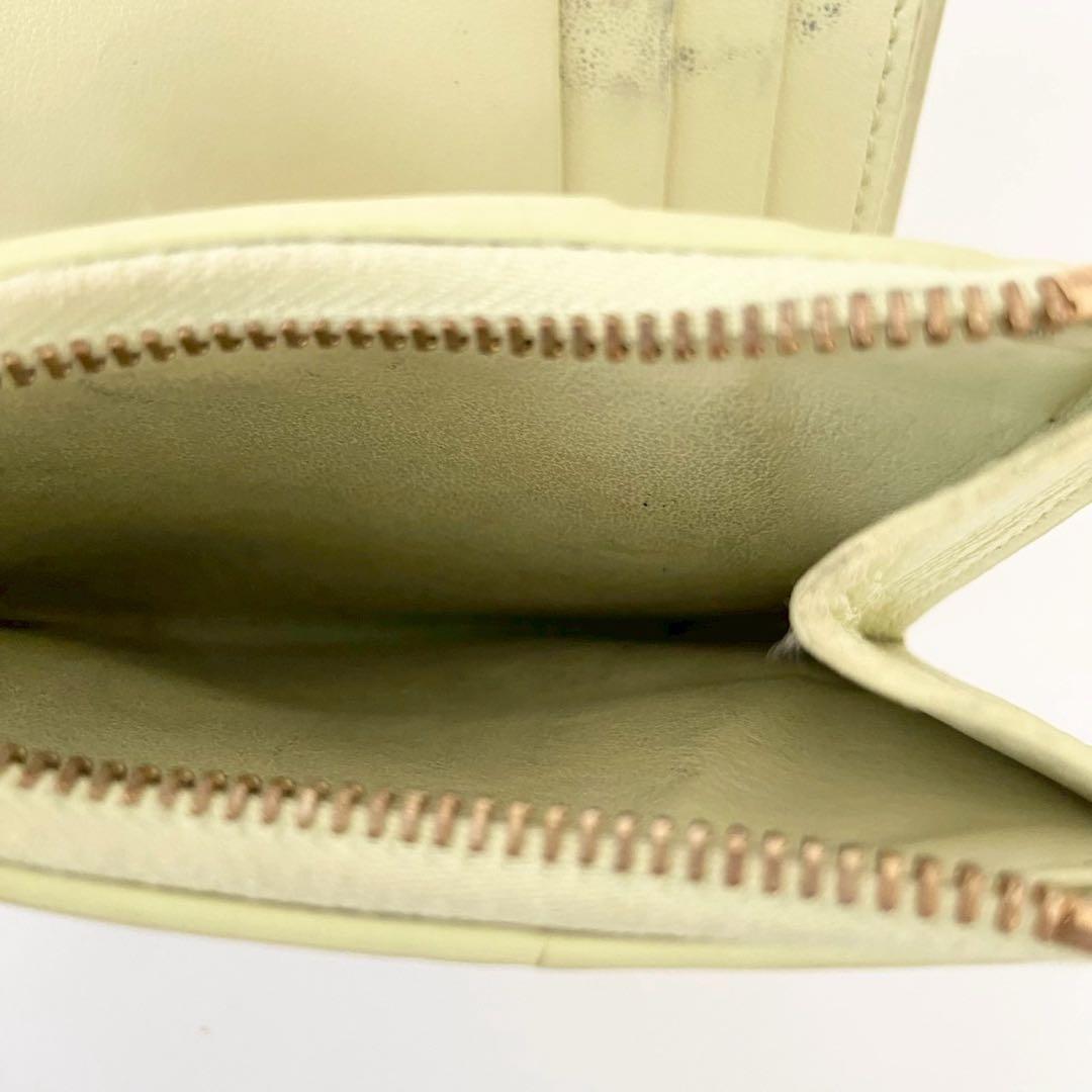 現行　ボッテガヴェネタ カセット スモール 二つ折りウォレット　トラバーチン