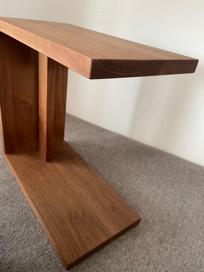 マスターウォール ペグサイドテーブル ウォールナット