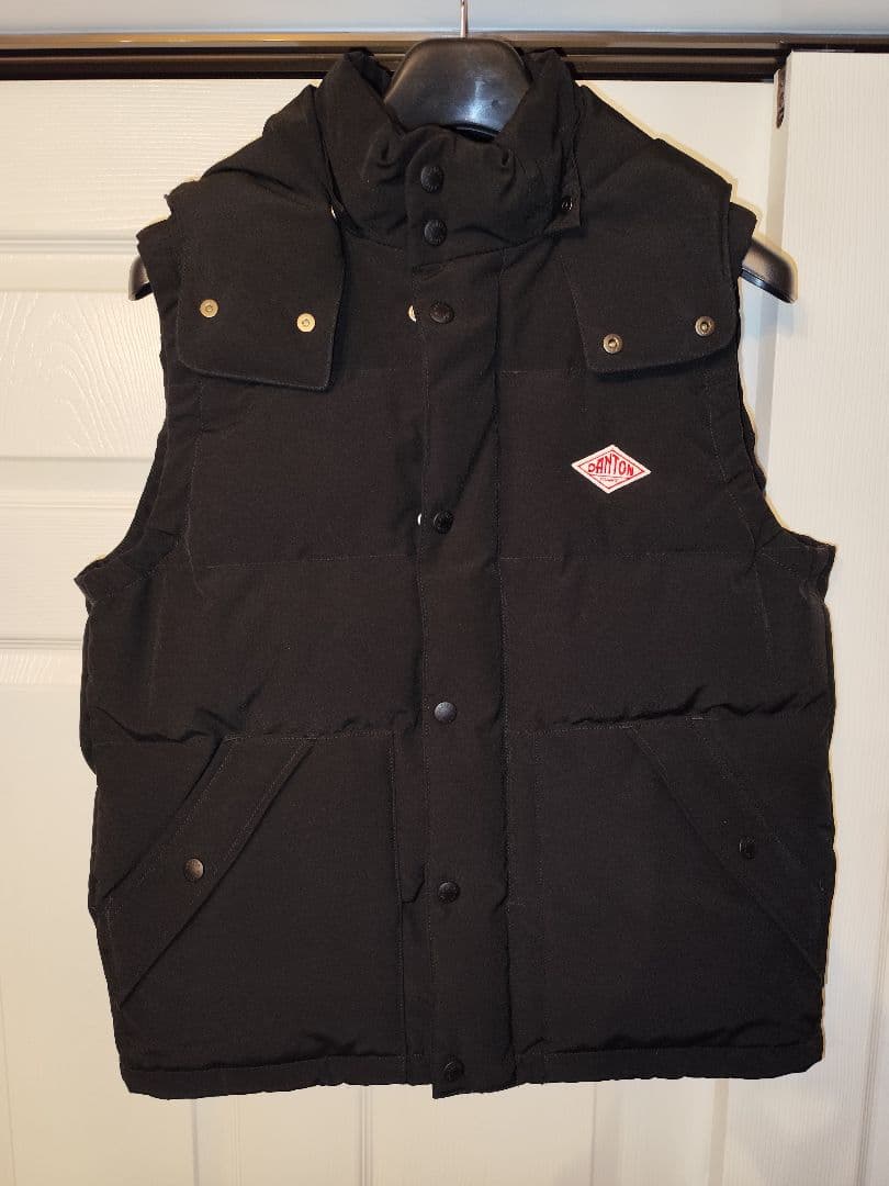 DANTON ダウンベスト ブラック 40
