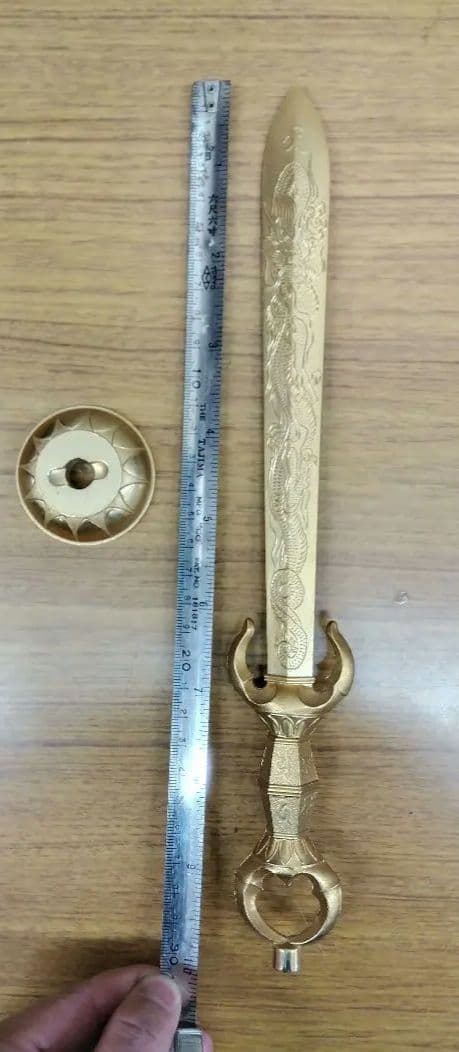 真言宗 三鈷剣　希少　密教法具 不動明王 　降魔剣　 金剛剣　真言密教