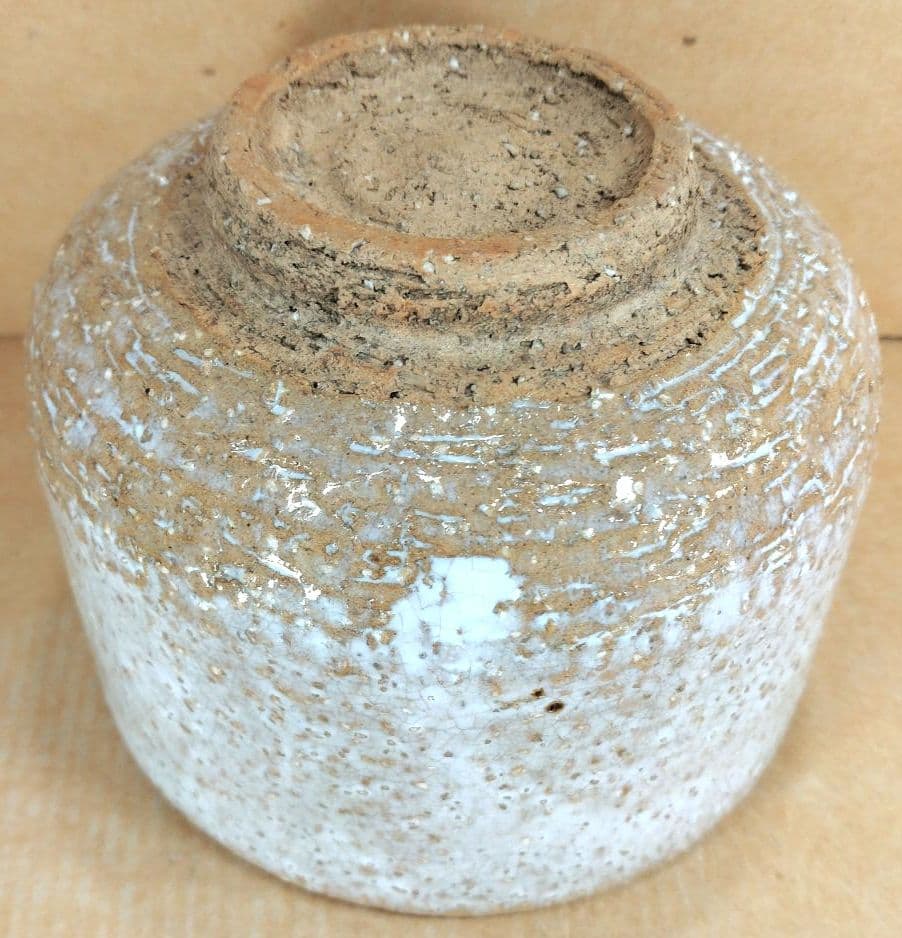 十代三輪休雪 萩茶碗 裏千家十五代鵬雲斎書付共箱 栞 萩焼 無傷美品 三輪休和