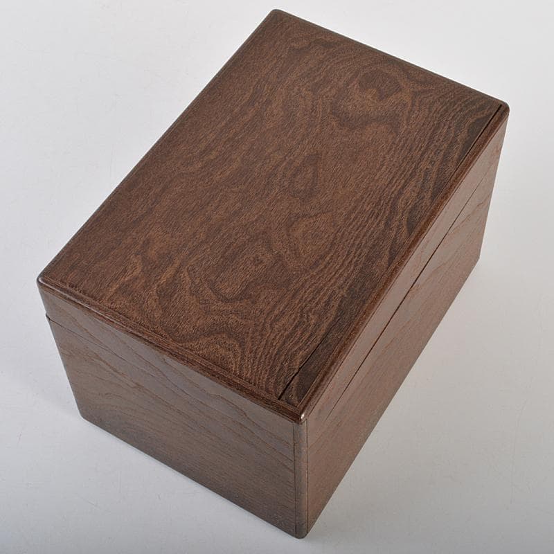 クローバー　利休茶箱赤絵竹花文茶碗棗など八点　一式　仕覆付　M　R7184