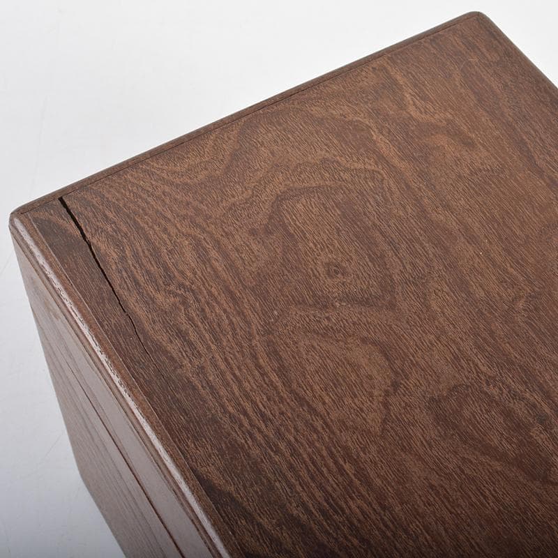 クローバー　利休茶箱赤絵竹花文茶碗棗など八点　一式　仕覆付　M　R7184