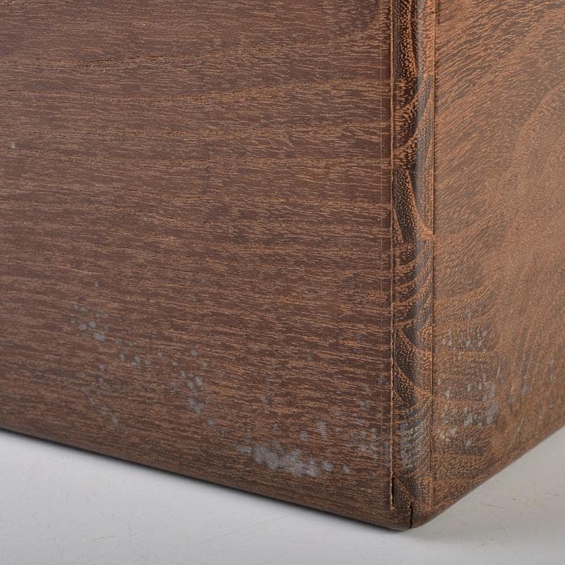 クローバー　利休茶箱赤絵竹花文茶碗棗など八点　一式　仕覆付　M　R7184