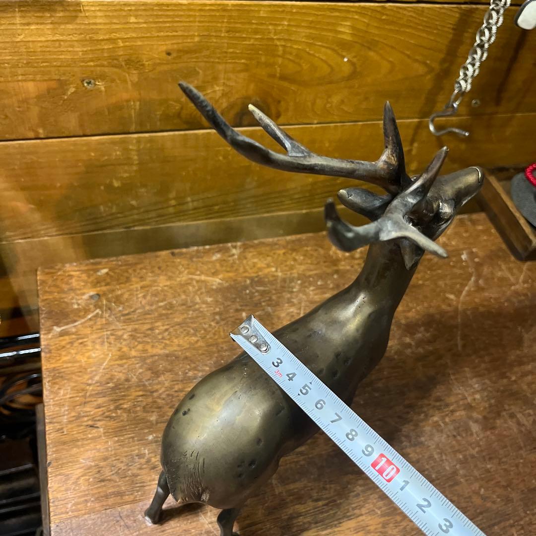 ヴィンテージ真鍮鹿