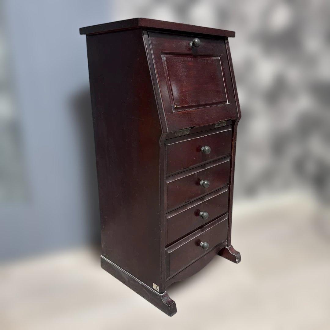 ダークブラウン木製キャビネット＊アンティーク