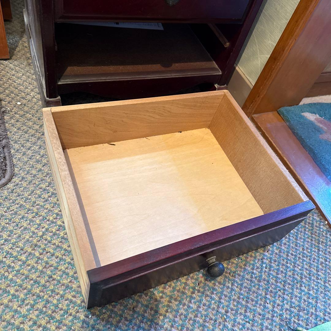 ダークブラウン木製キャビネット＊アンティーク