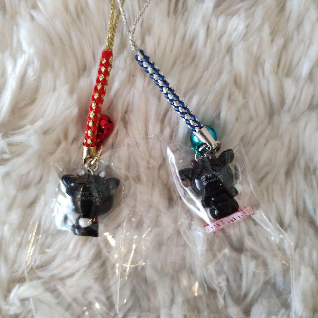 ご当地キティ 三重限定 松阪牛 近江牛 根付けストラップ 滋賀 2つセット レア