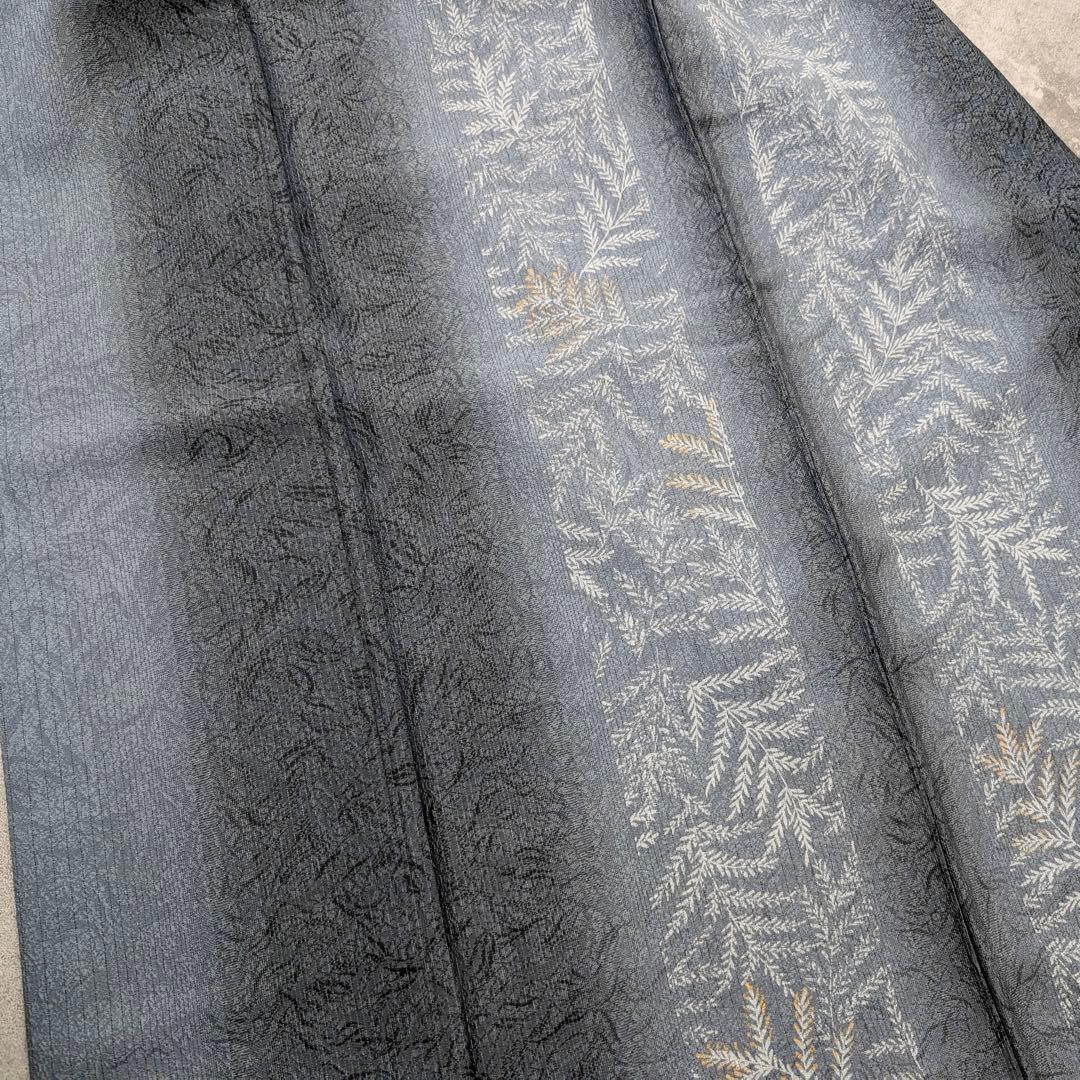 yukafuji00K0964 粋 金彩 近年のお品 お召 正絹 付下小紋