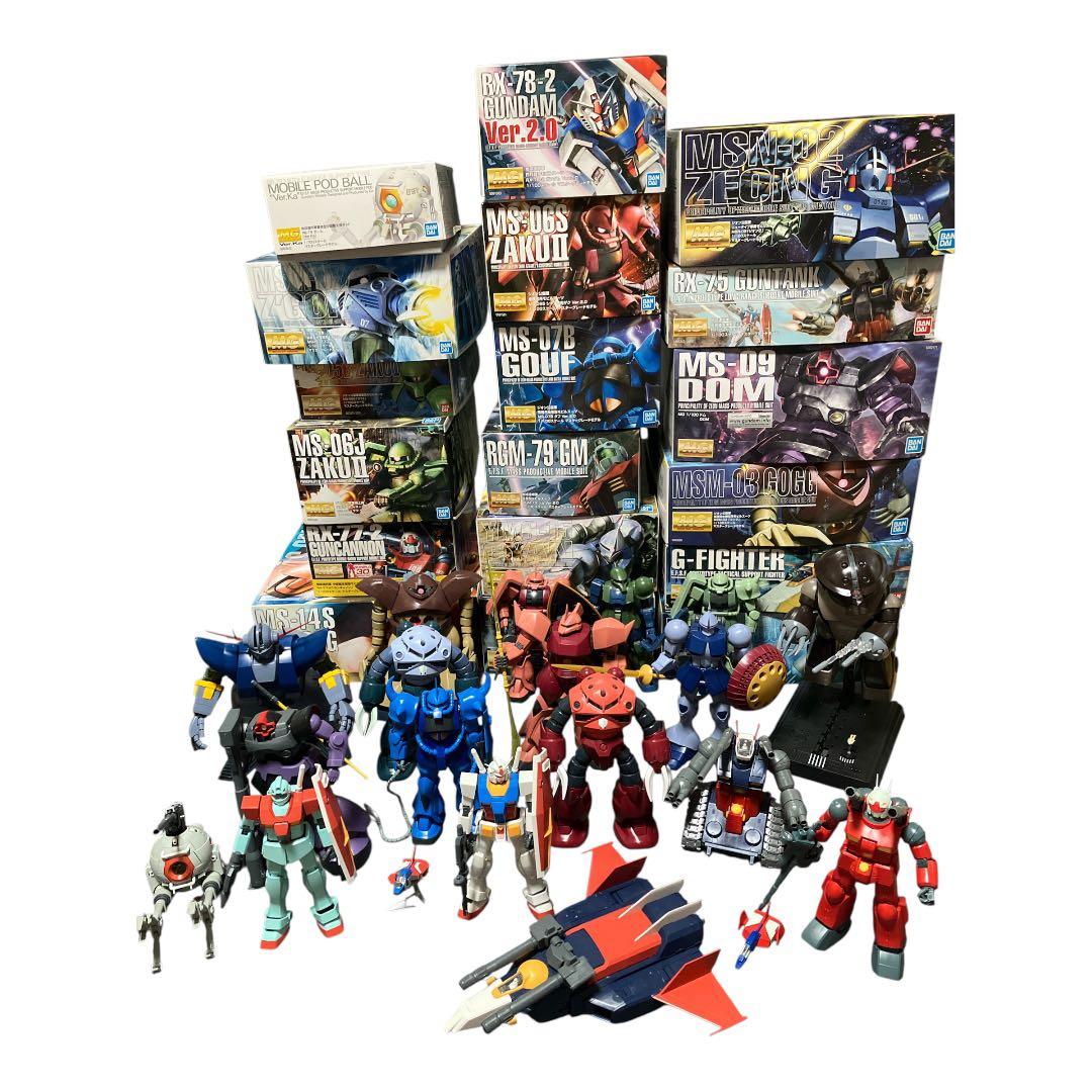 MG 機動戦士ガンダム 素組み 18体 まとめ売り