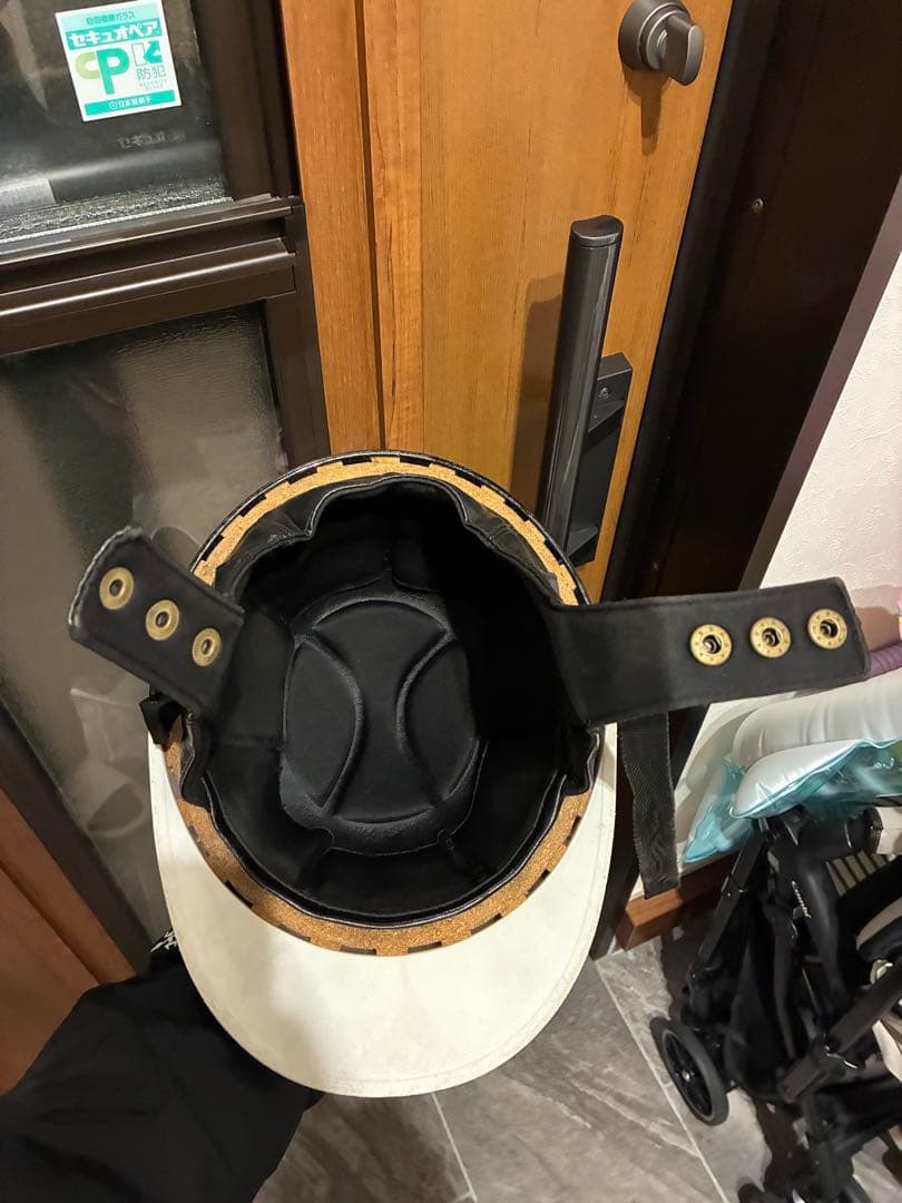 三つボタン　コルク半　ヘルメット　立花風