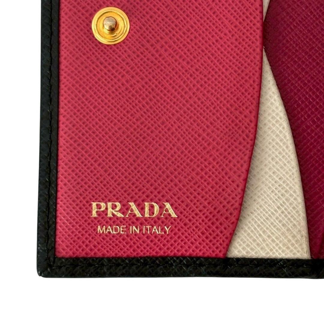 PRADA プラダ 1MV204 財布 サフィアーノ コンパクトウォレットレザー