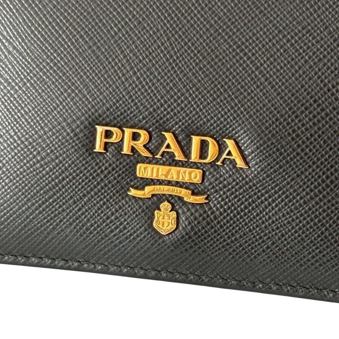 PRADA プラダ 1MV204 財布 サフィアーノ コンパクトウォレットレザー