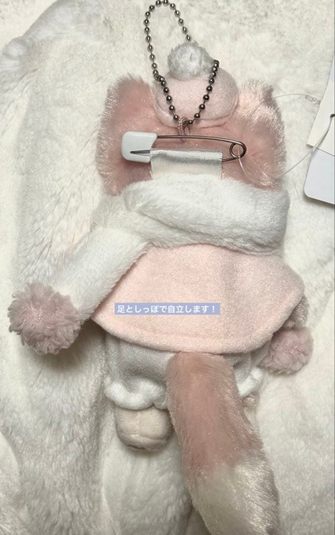 リーナベル　ダンシング スノーフレークス ぬいば　タグあり　ぬいぐるみバッジ