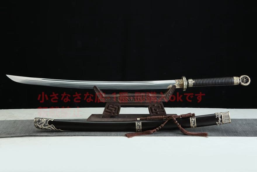 26寸定坤神刀（黒檀金）武具　刀装具　日本刀　模造刀 居合刀