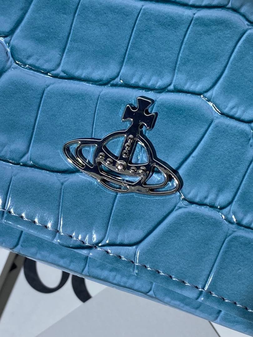 Vivienne Westwood 水色 三つ折り財布