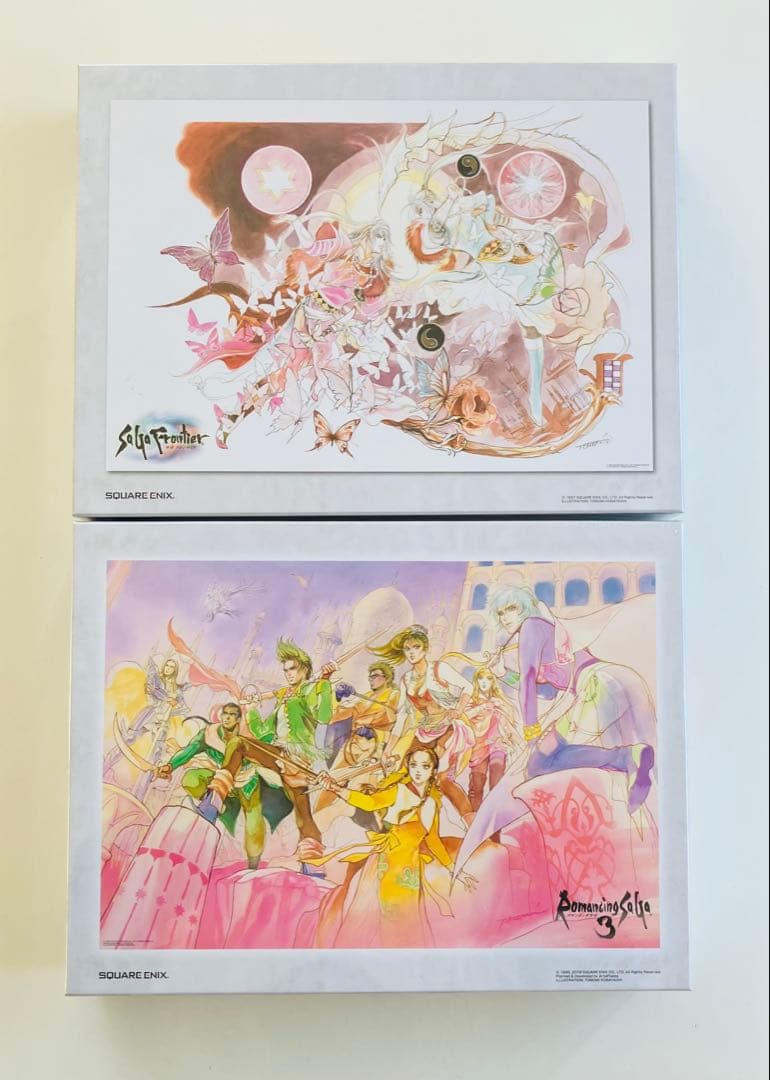 ロマンシング サガ、サガ3 1000ピースジグソーパズル 希少2個セット未開封