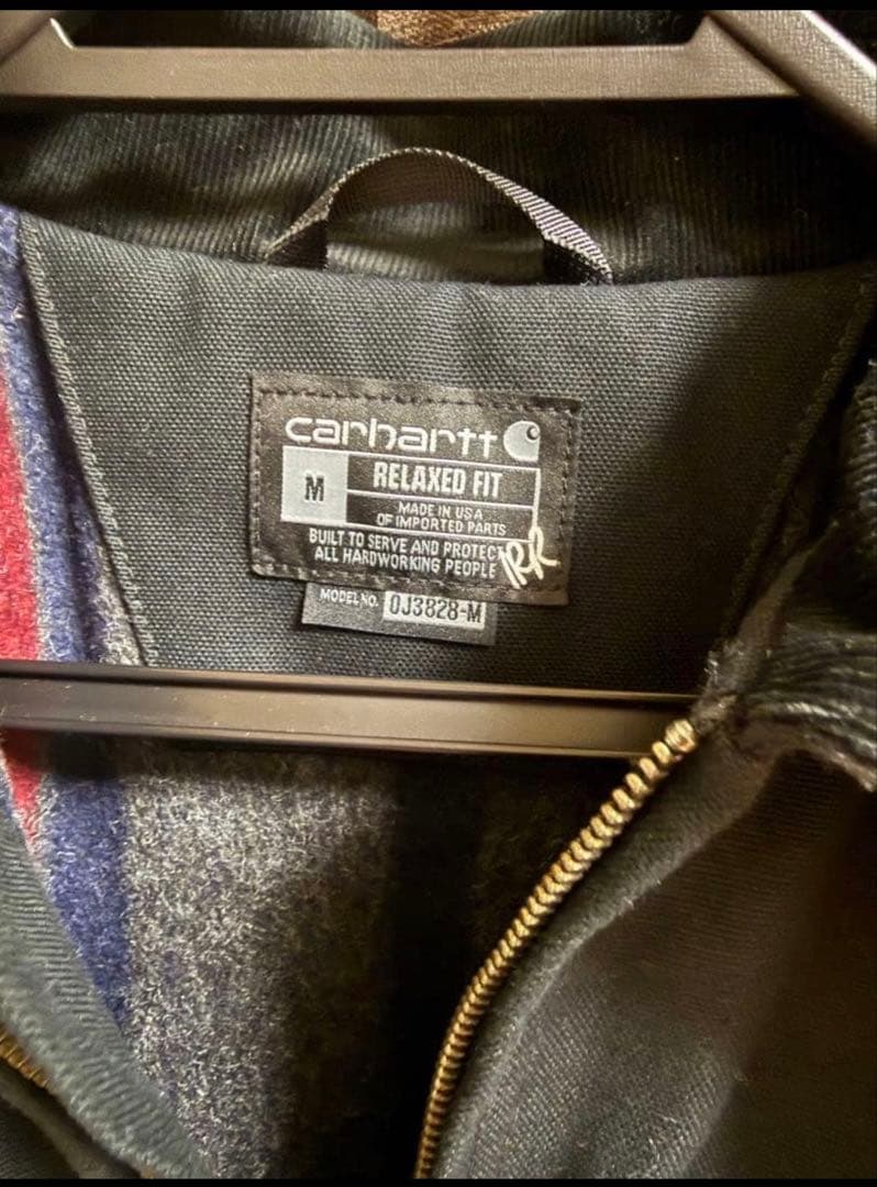 タグ付き　USA Carhartt デトロイトジャケット M ブラック 山田蓮