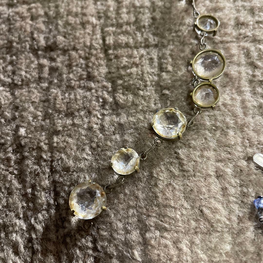 た*し様 古いアクセサリー まとめて 2.68kg イミテーション 指輪 ネック