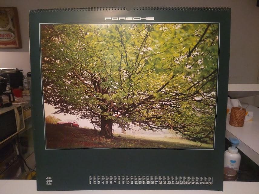 非売品★昭和レトロ★ドイツ製★1979年 PORSCHE ポルシェ カレンダー