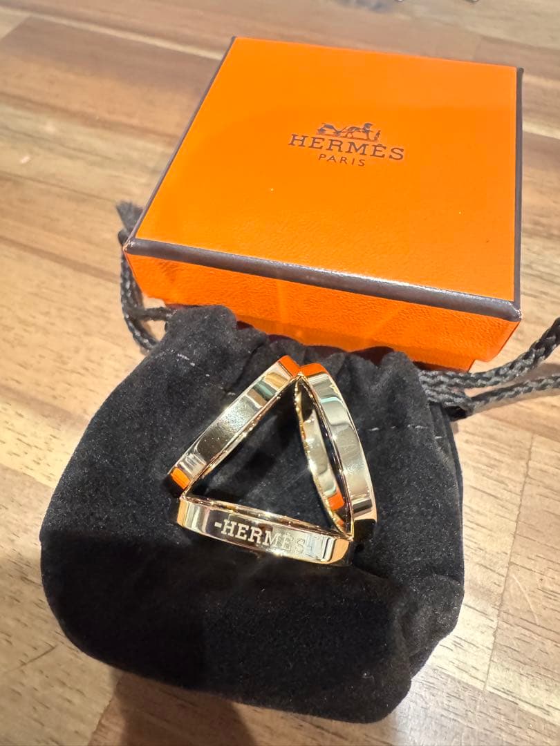 エルメス　スカーフリング90トリオPB新品未使用