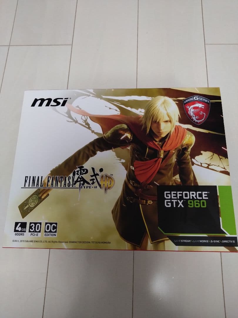 グラフィックボード・グラボ・ビデオカード MSI GeForce GTX960FINALFANTASYXIVEdition