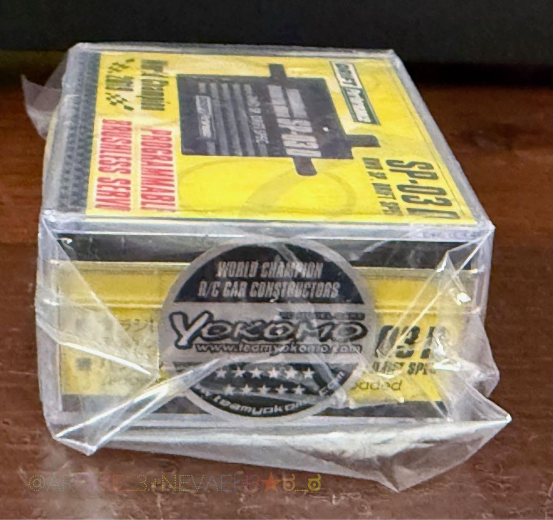 未開封◆ヨコモ◆プログラマブルドリフトブラシレスサーボ SP-03 DR／レッド