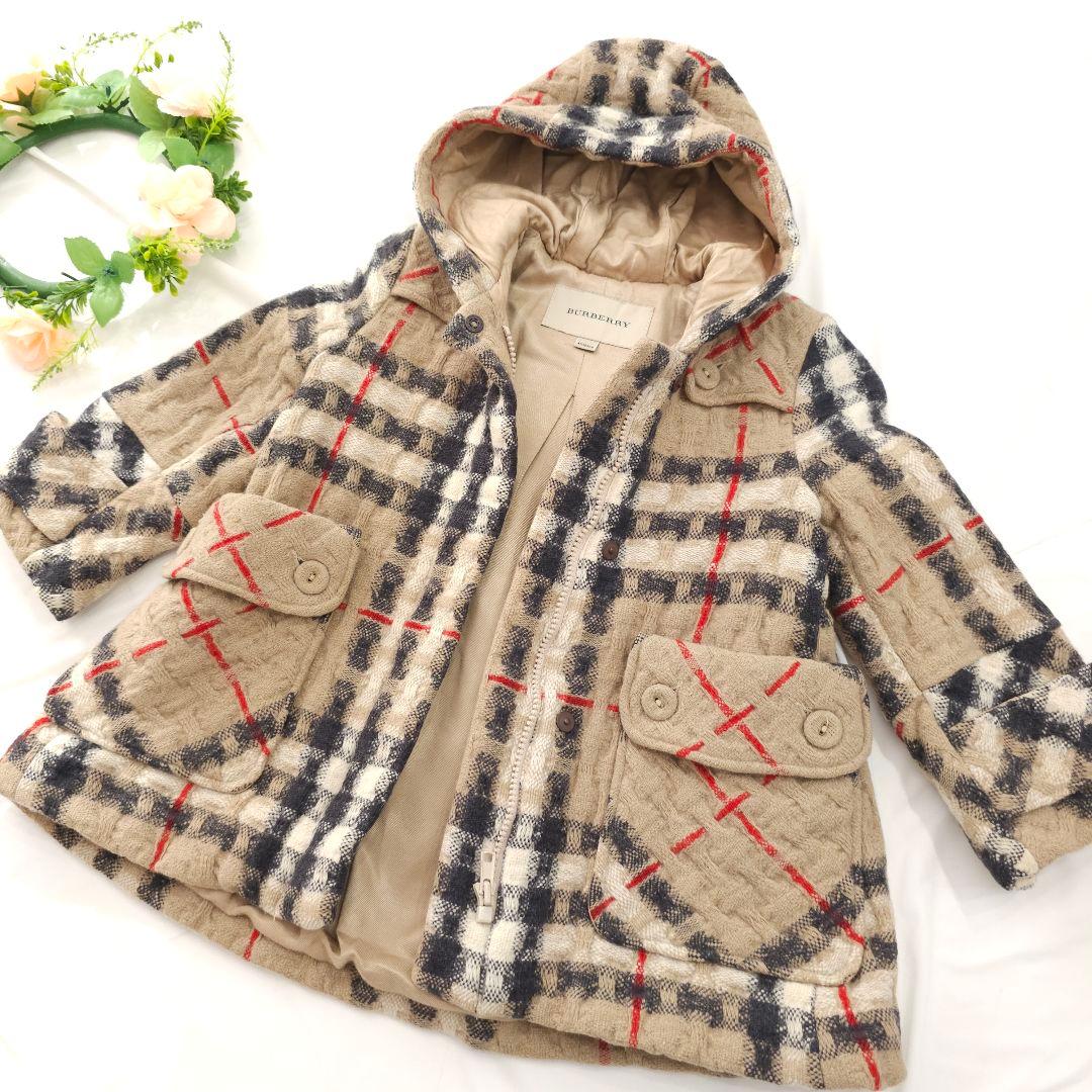 BURBERRY バーバリー 豪華 チェック コート ワンピース セット 110