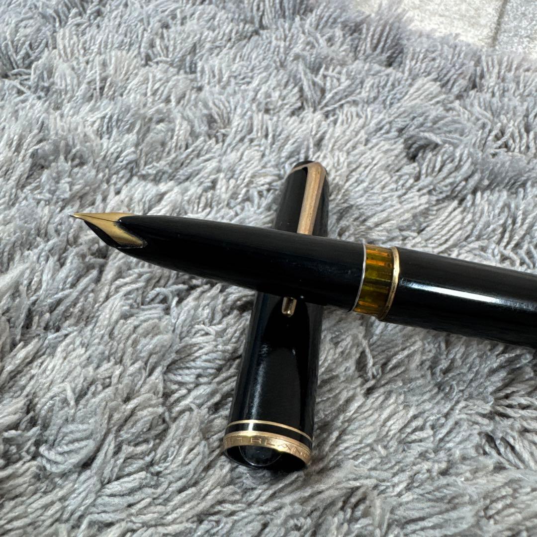 MONT BLANC モンブラン 万年筆 NO22 ブラック ×ゴールド