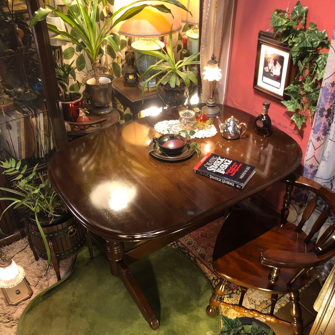 ま　天板のみ　極美品　キツツキマーク ヴィンテージ ダイニングテーブル