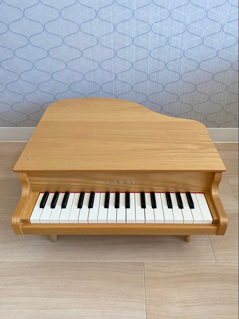 【箱付き】KAWAI カワイ　グランドピアノ　ミニピアノ　ナチュラル　木製