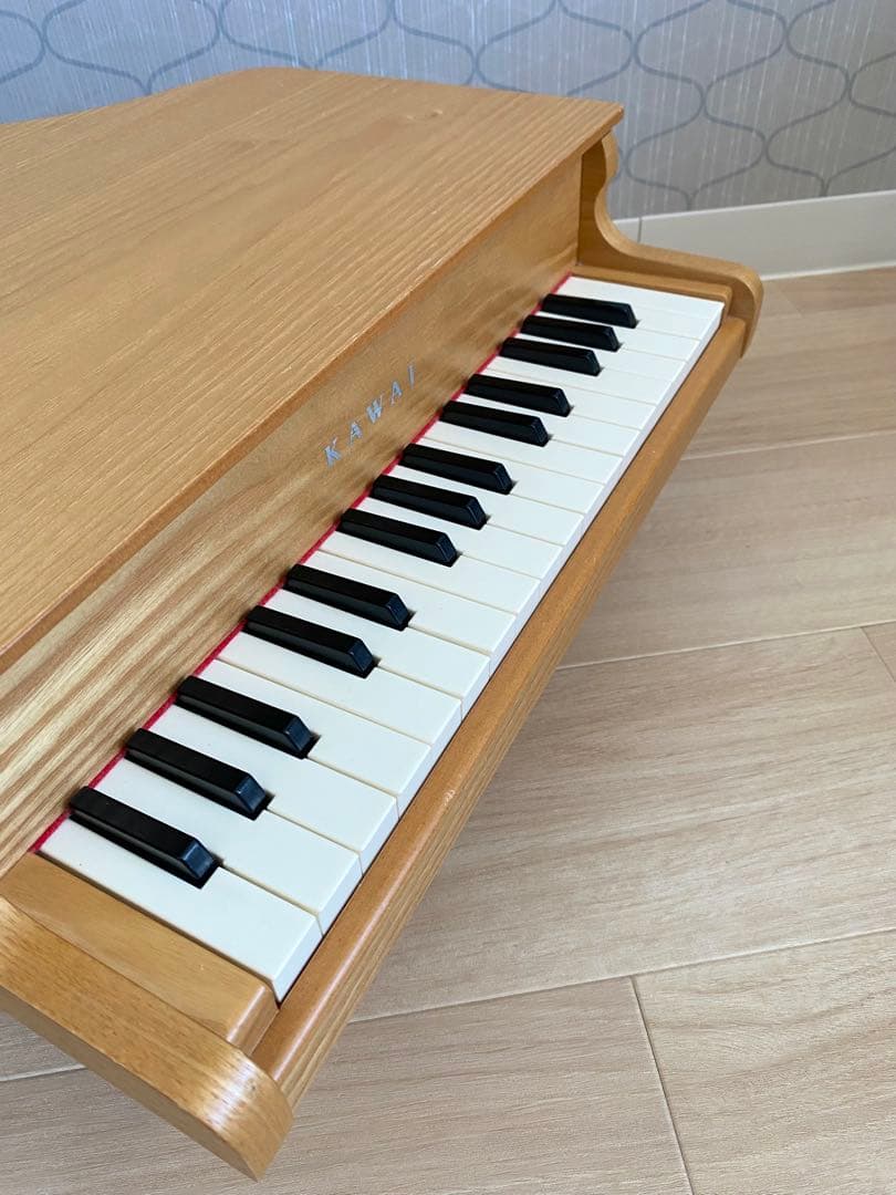 【箱付き】KAWAI カワイ　グランドピアノ　ミニピアノ　ナチュラル　木製