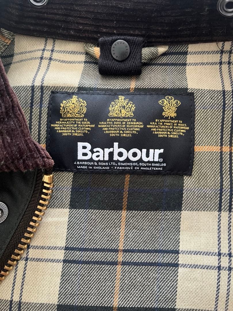 Barbour ビデイルsl 38 ライナー カバー付き バブアー