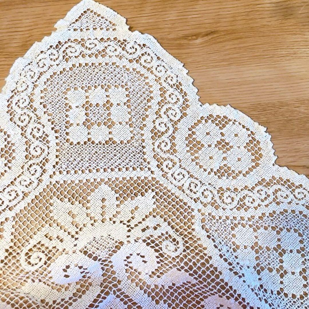 大判 (テーブルクロス大) アンティークレース