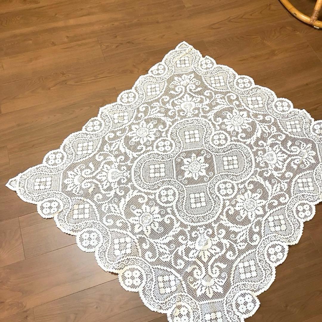大判 (テーブルクロス大) アンティークレース