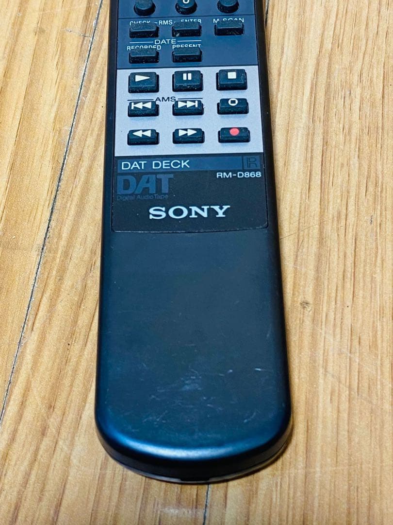 SONY DATデッキ用リモコン RM-D868 中古