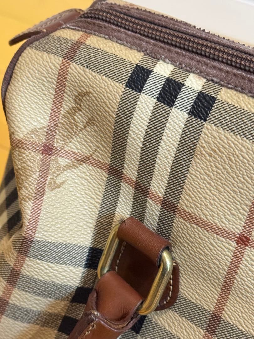 Burberry ノバチェックミニボストンバッグ
