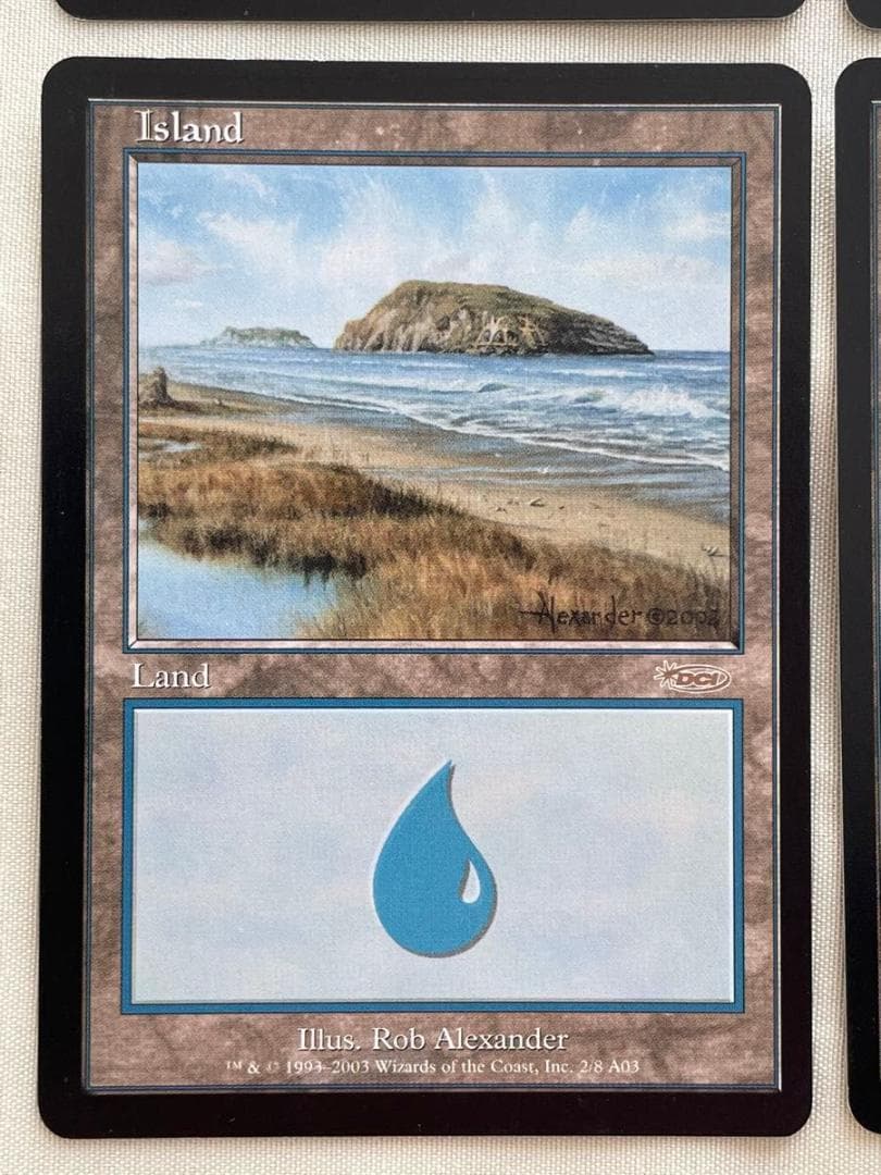 MtG 基本土地 島/ (オンスロート版アリーナランド) 8枚セット